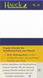 Mobile Screenshot of fliegengitter-hauck.de